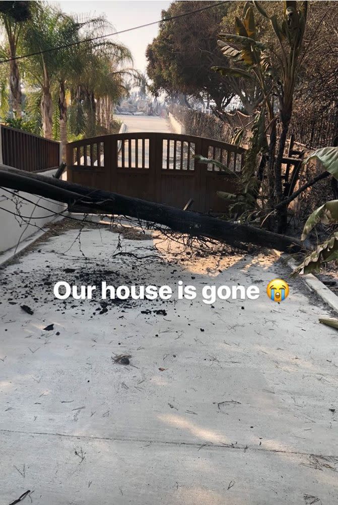 Gerard Butler, Camille Grammer Lose Homes to California Fires