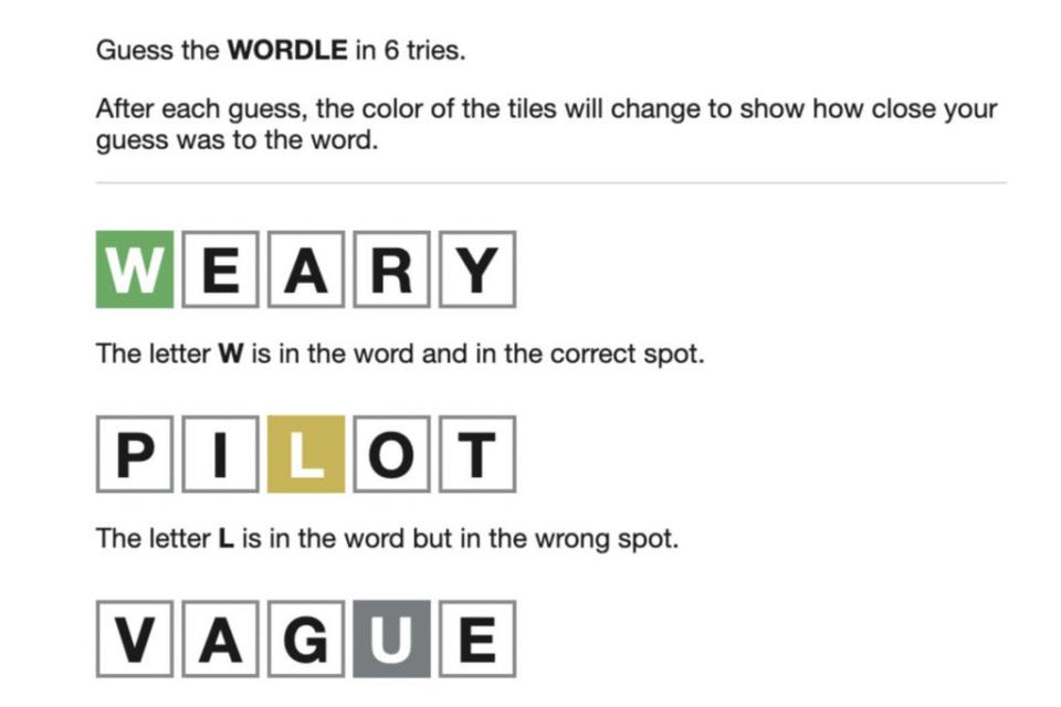 Wordle game (Wordle / Josh Wardle)