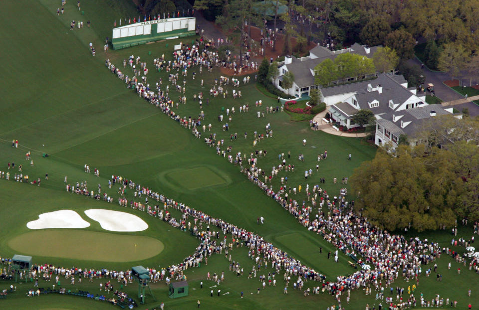 The first tee at Augusta. (AP)