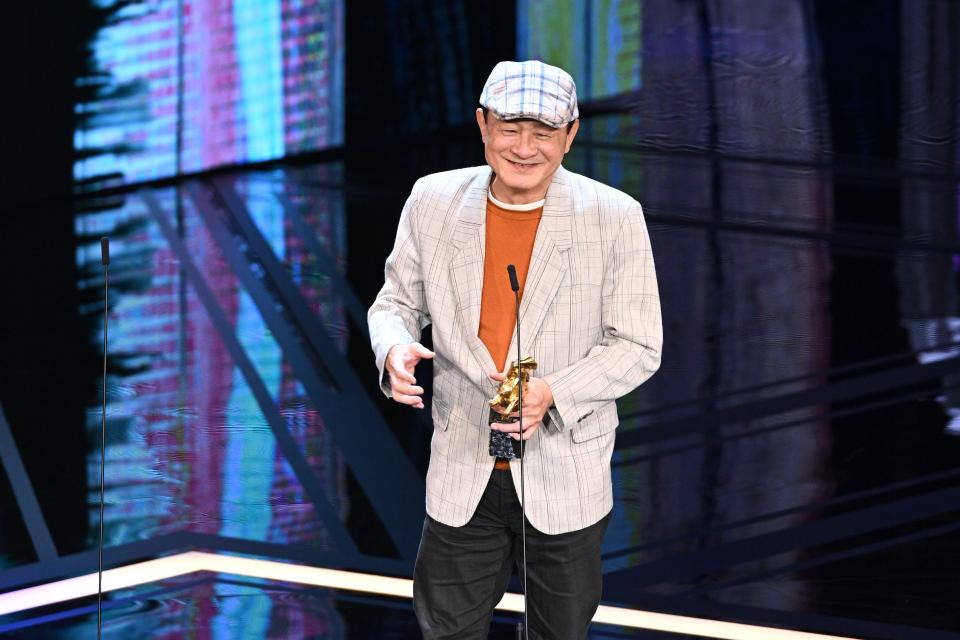 陳慕義去年獲得金馬獎最佳男配角。（圖／非凡娛樂）