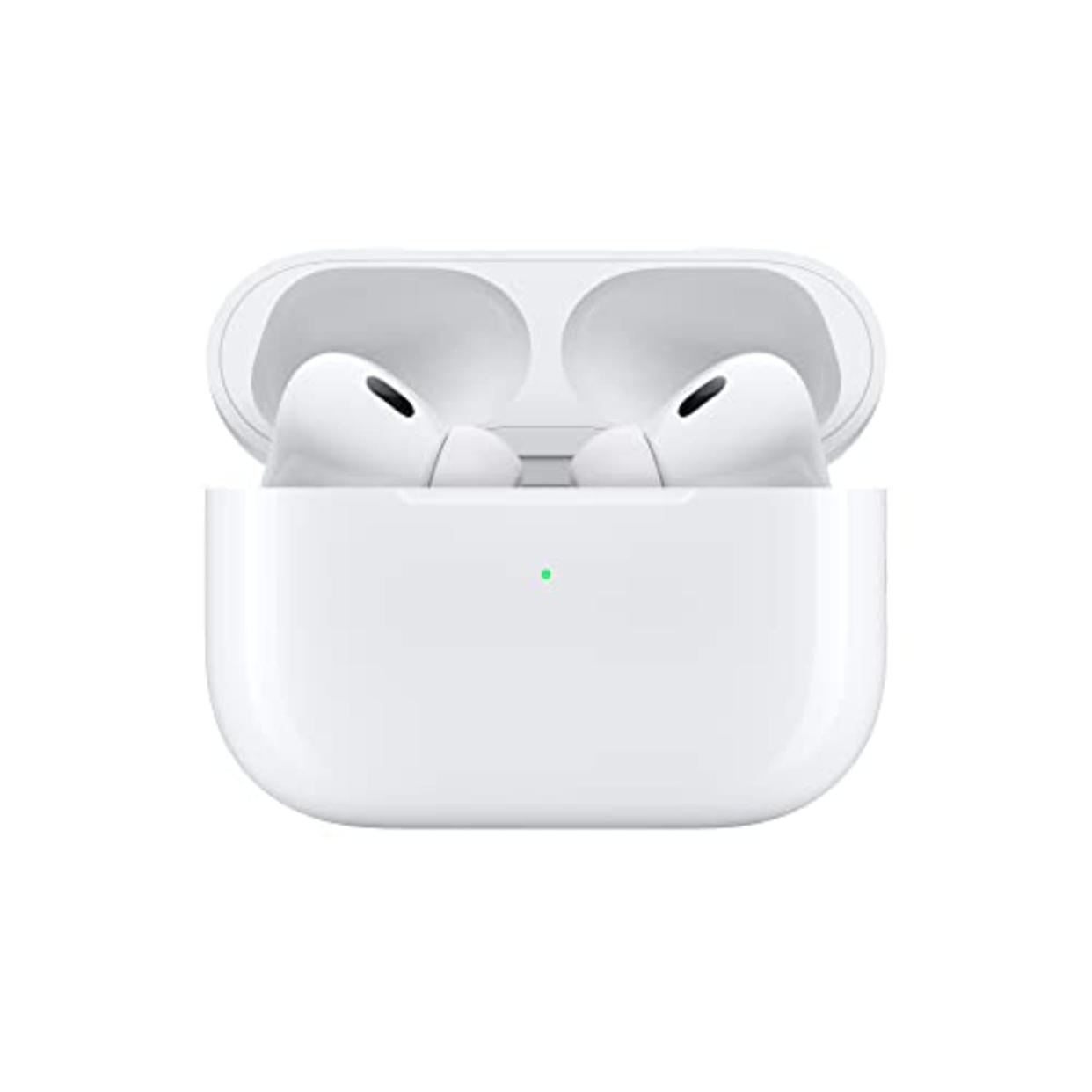 Apple AirPods Pro (2nd Gen) Wireless Earbuds, Up to 2X More Active Noise Cancelling, Adaptive Transparency, Personalized Spatial Audio MagSafe Charging Case (USB-C) Bluetooth Headphones for iPhone (AMAZON)