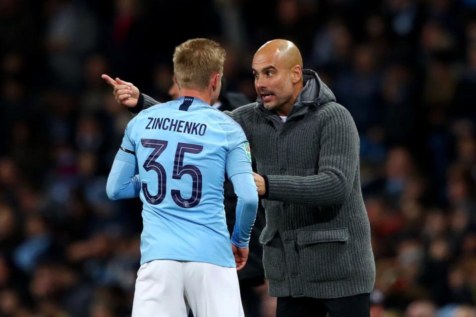 Guardiola took Zinchenko and saw a midfielder he could mould (Getty Images)