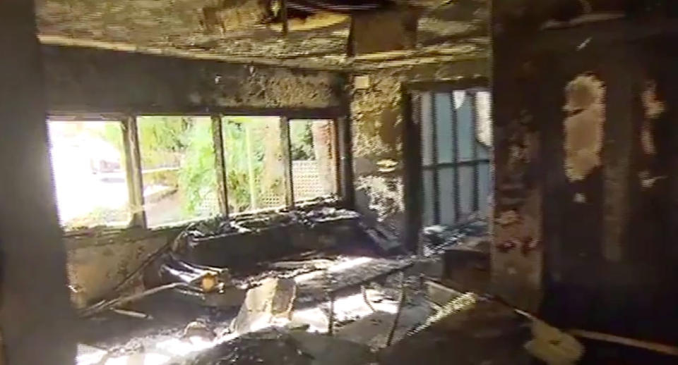 A five-year-old boy is believed to burned down his family’s O’Sullivan Beach home with a lighter. Source: 7 News