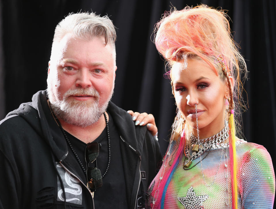 Kyle Sandilands and Imogen Anthony at the ARIAS 2016