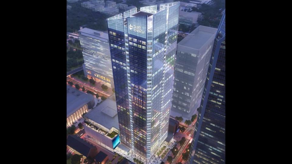 Duke Energy will move its headquarters to a new, 40-floor office building under construction in uptown Charlotte, NC, by 2023, the company announced on Monday, May 17, 2021.