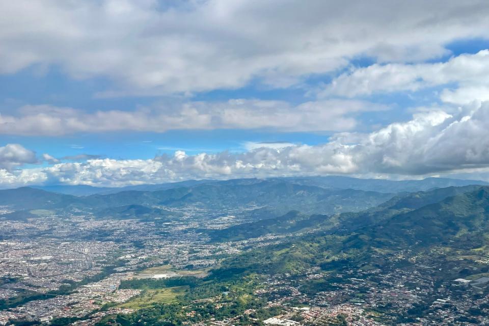 San Jose, Costa Rica from the Air - Aerial View of the City