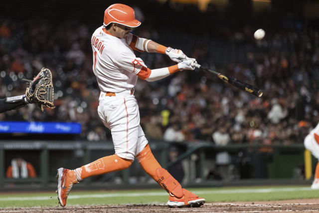 Mauricio Dubon had a glove problem before his center-field debut