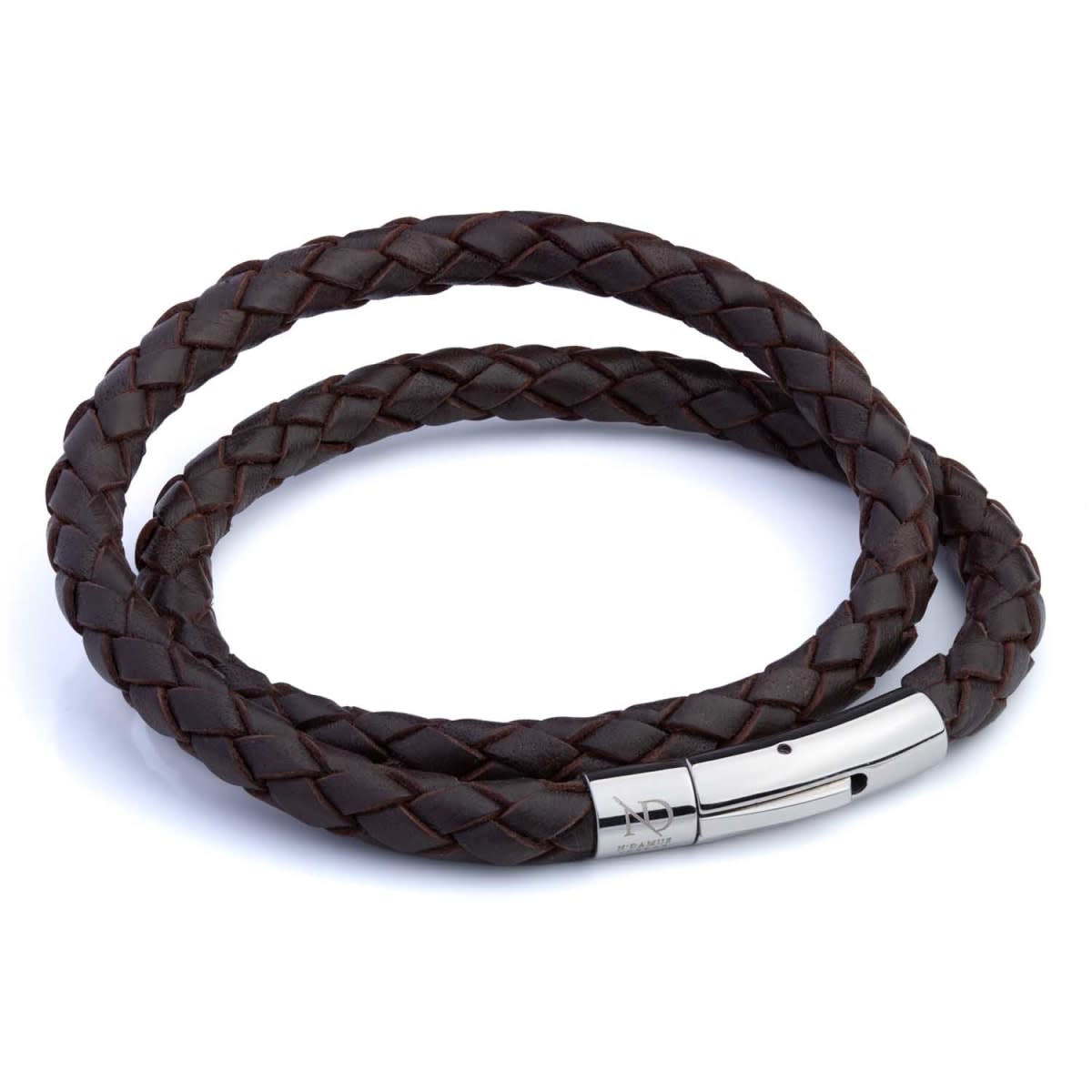 <p><a href="https://go.redirectingat.com?id=74968X1596630&url=https%3A%2F%2Fwww.wolfandbadger.com%2Fus%2Fmens-brown-leather-double-plaited-bracelet-with-silver-clasp%2F&sref=https%3A%2F%2Fwww.prevention.com%2Flife%2Fg44941287%2Fgifts-for-teen-boys%2F" rel="nofollow noopener" target="_blank" data-ylk="slk:Shop Now;elm:context_link;itc:0;sec:content-canvas" class="link rapid-noclick-resp">Shop Now</a></p><p>Brown Leather Double Plaited Bracelet With Silver Clasp</p><p>wolfandbadger.com</p><p>$78.00</p><span class="copyright">Wolf and Badger</span>
