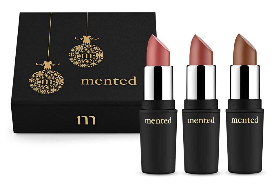 Mented Cosmetics Holiday Faves Trio Lipstick Set (Photo: Amazon)