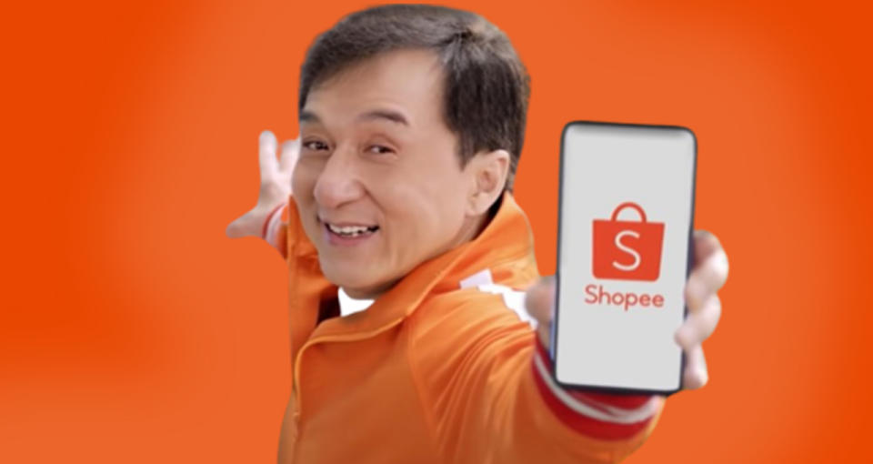 2021年中開始，成龍便出任Shopee代言人