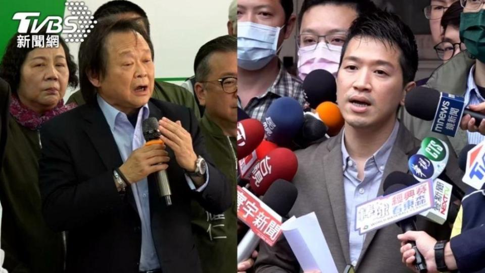 民進黨去年立委初選爆發「堅偉大戰」，總統府副秘書長何志偉時任民進黨立委與時任台北市議員王世堅角逐民進黨內初選。（圖/TVBS資料畫面）