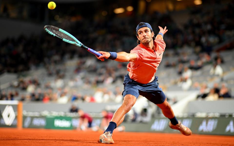 Musetti's one-handed backhand caused problems for the world number 1