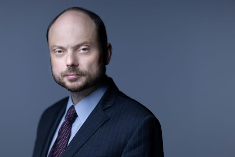 'It is very important that Vladimir Putin is not allowed to win the war against Ukraine,' Vladimir Kara-Murza told AFP (JOEL SAGET)