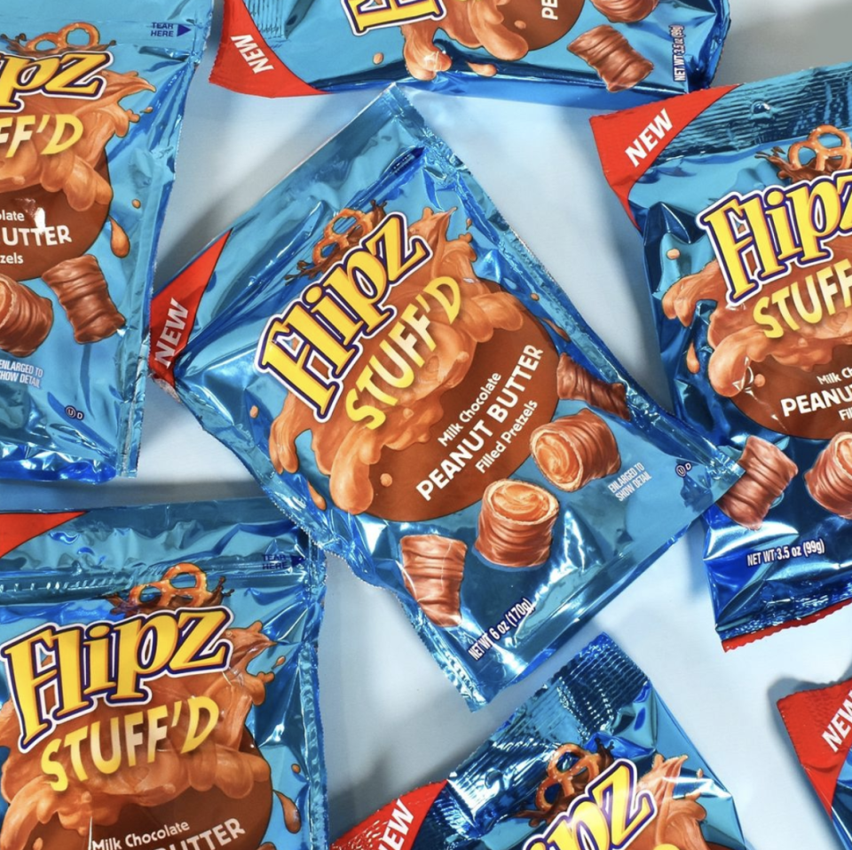 Flipz Stuff'D, Milk Chocolate Peanut Butter Filled Pretzels, Best snack foods