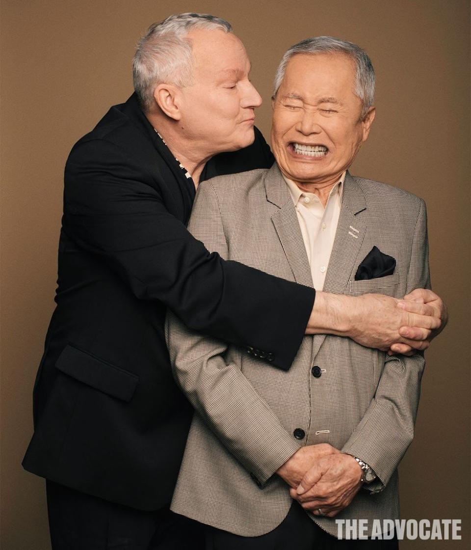 Brad and George Takei