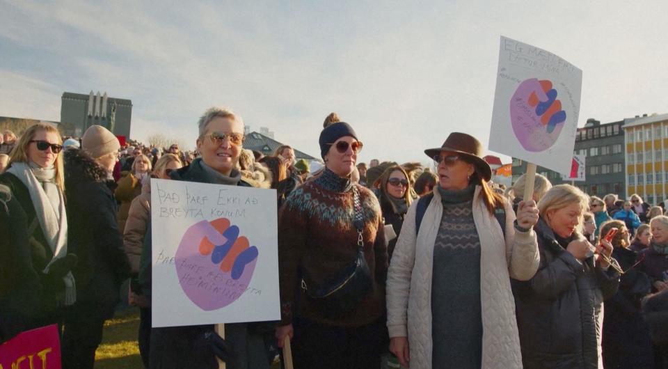 Huelga de mujeres Islandia