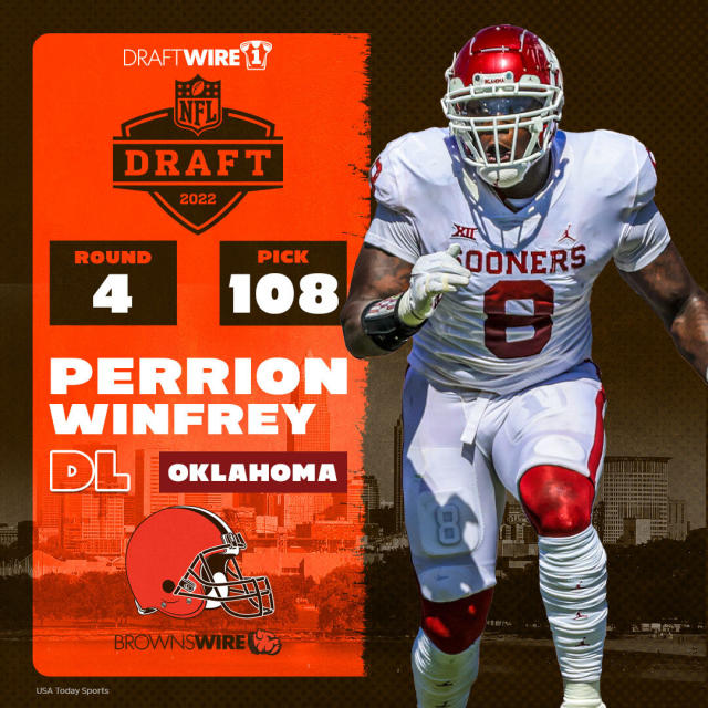 Perrion Winfrey taken No.108 overall by the Cleveland Browns