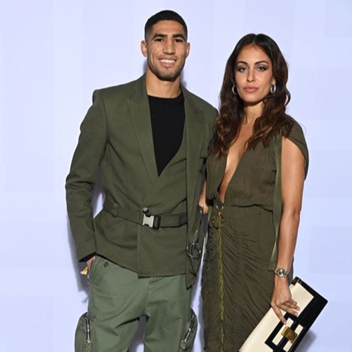 Hiba Abouk y Achraf Hakimi