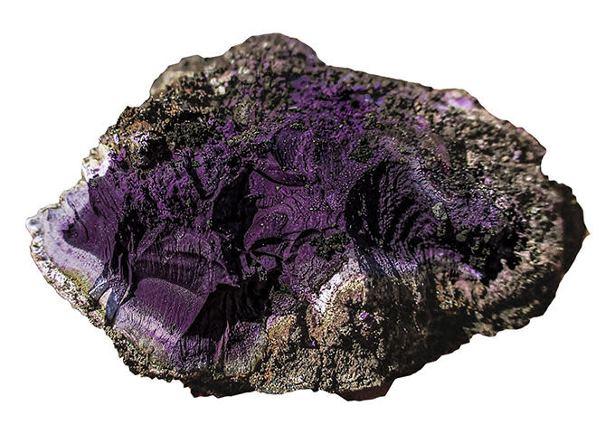 The Tyrian purple pigment. / Credit: Wardell Armstrong