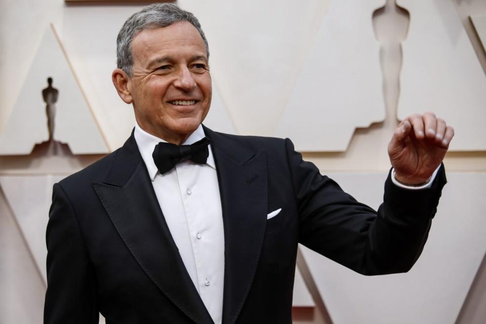 Bob Iger arriving at the Academy Awards in 2020.