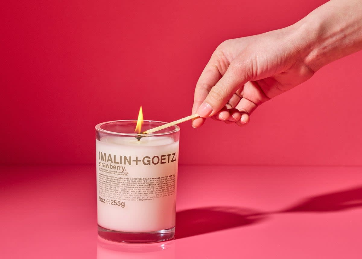 Malin and Goetz’s Strawberry candle will leave you ‘addicted to breathing’ (Supplied)