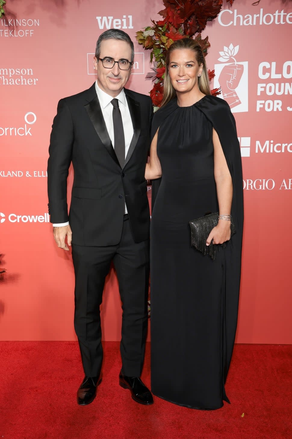 John Oliver and Kate Norley