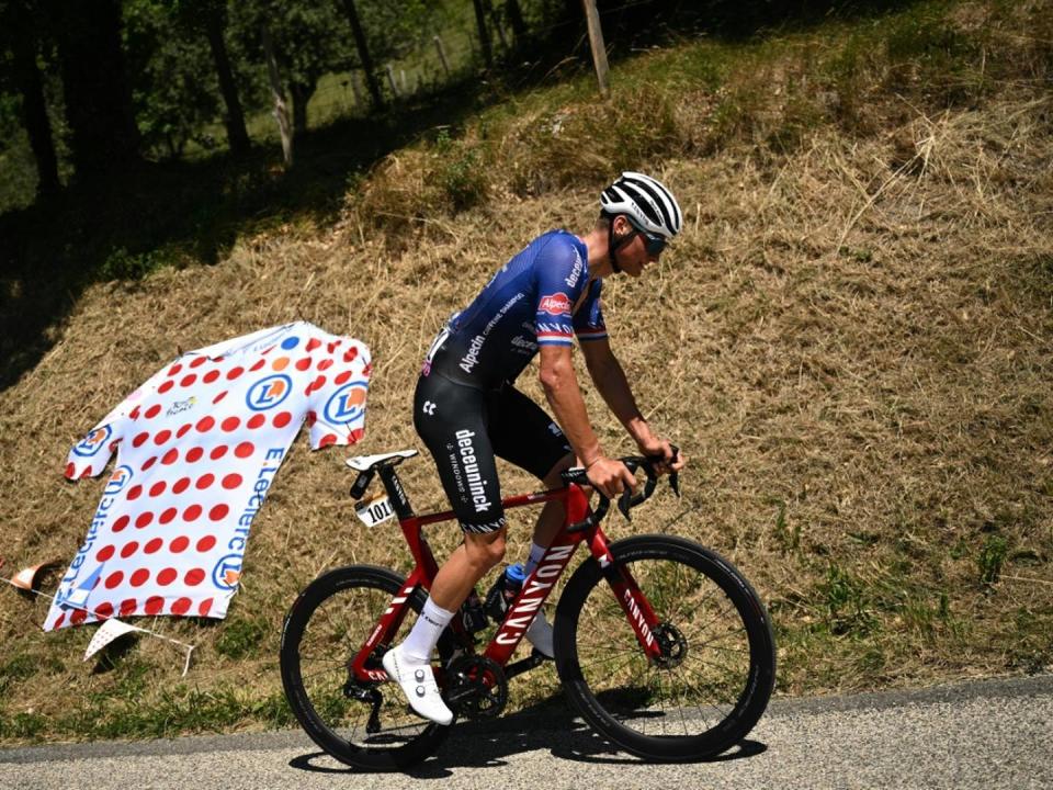 Tour de France: Mathieu van der Poel muss aufgeben