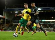 Soccer Football - FA Cup Third Round - Norwich City vs Chelsea - Carrow Road, Norwich, Britain - January 6, 2018 Chelsea's Kenedy in action with Norwich City's Ivo Pinto Action Images via Reuters/John Sibley