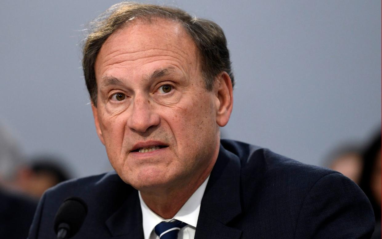 Samuel Alito said he had 'no involvement whatsoever in the flying of the flag'