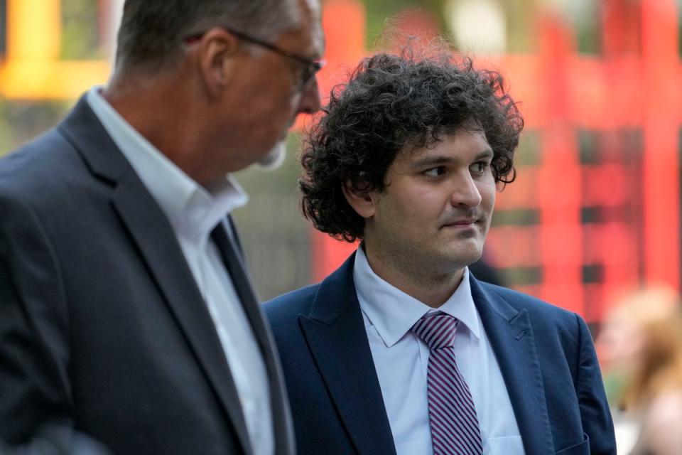 FTX founder Sam Bankman-Fried arrives at Manhattan federal court, on 26 July in New York. (Associated Press)