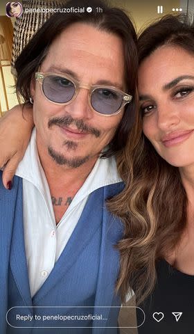 <p>Penelope Cruz/Instagram</p> Penélope Cruz's Instagram Stories, Sept. 25, 2024