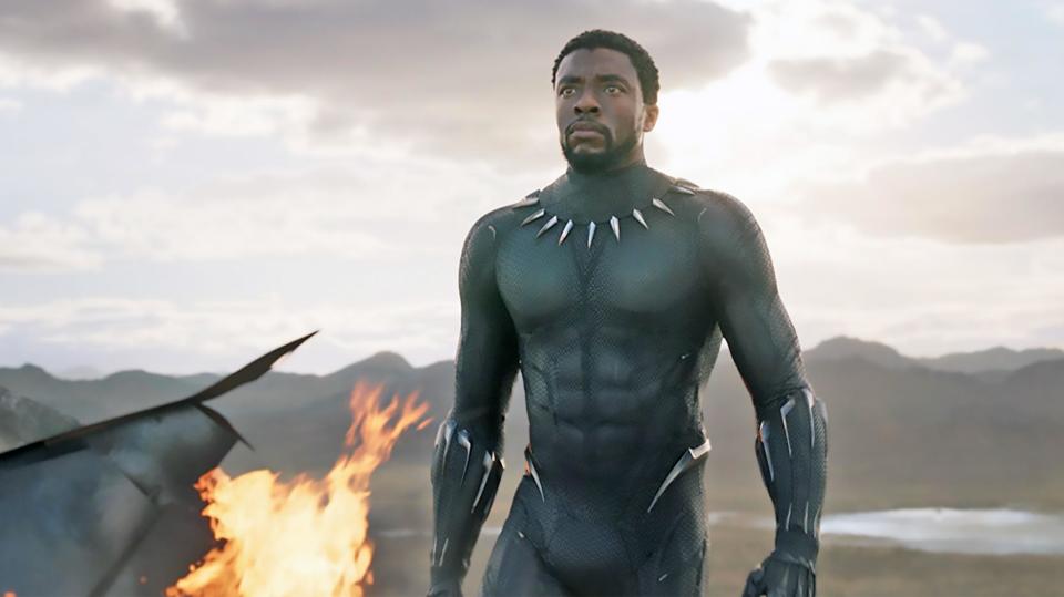 Chadwick Boseman played the title role in Black Panther. (Marvel Studios/Disney/Alamy)