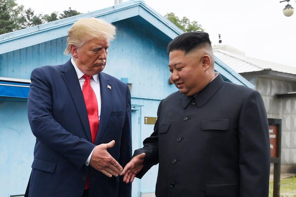 President Donald Trump has met with North Korean dictator Kim Jong Un three times. (ASSOCIATED PRESS)