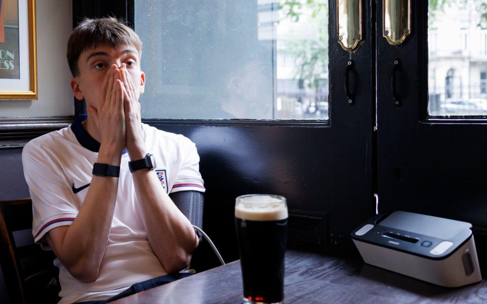 Telegraph health correspondent Michael Searles watches England vs Slovakia