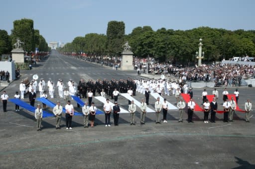 On Saturday the avenue hosted the traditional military parade for France's July 14 national holiday, Bastille Day