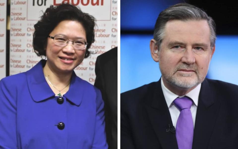 Christine Lee and Barry Gardiner - British Chinese Project/Simon Dawson/Bloomberg
