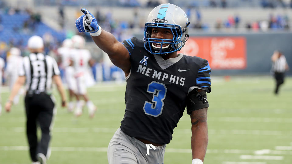 Memphis wide receiver Anthony Miller was a red zone machine in college. (via NFL)