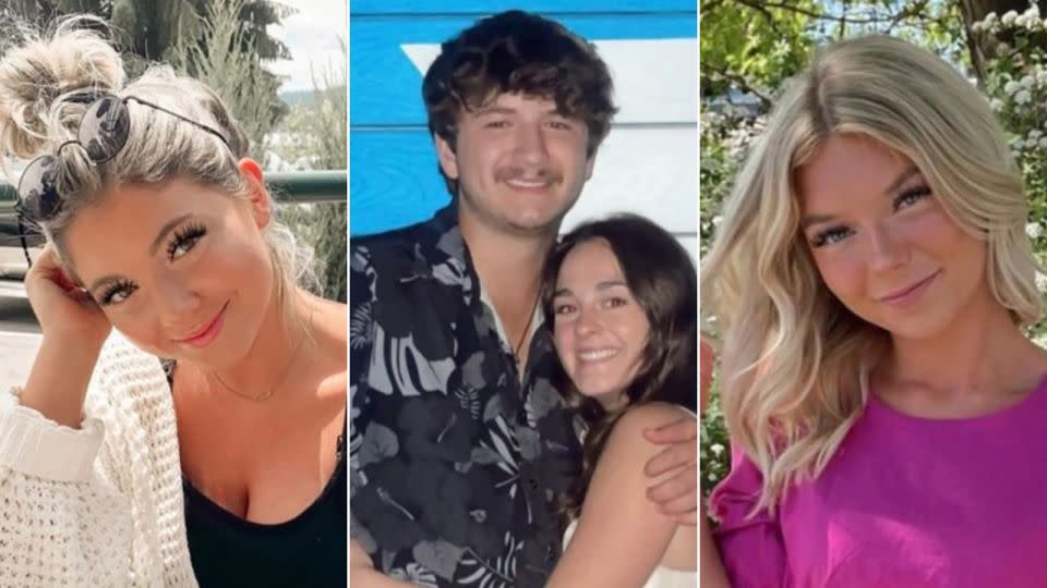 University of Idaho students Kaylee Goncalves, Ethan Chapin, Xana Kernodle and Madison Mogen were killed in the attack. - (Obtained by CNN)