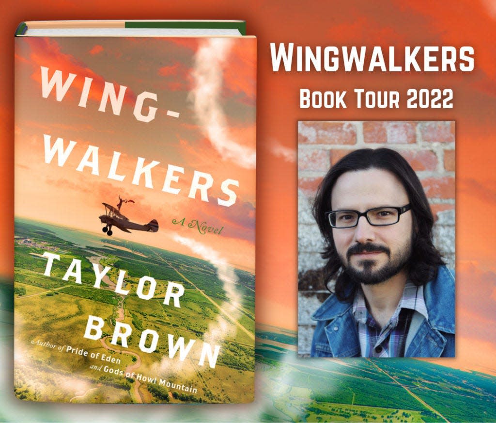 Longtime Wilmington writer Taylor Brown's  new novel is "Wingwalkers," which was released April 19.