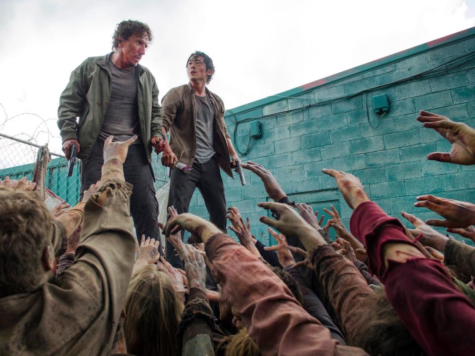 glenn zombies walking dead