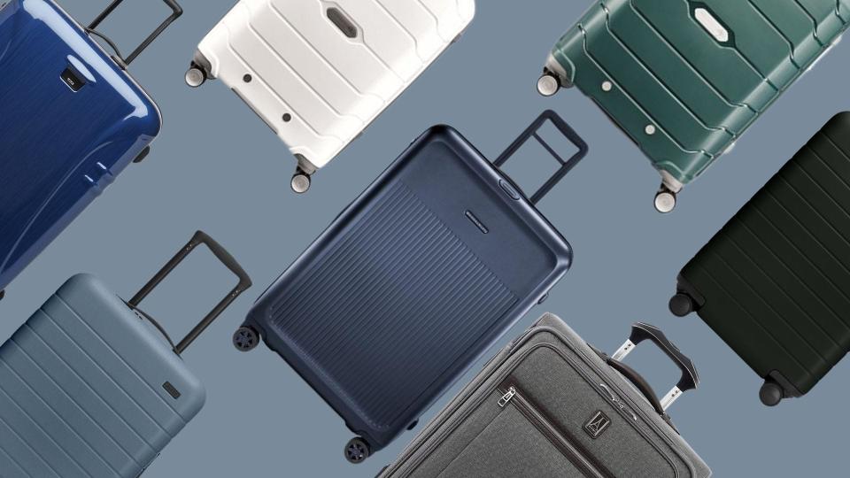 Stand out from the pack with a suitcase from Briggs & Riley, Samsonite, Tumi, Away, and beyond.