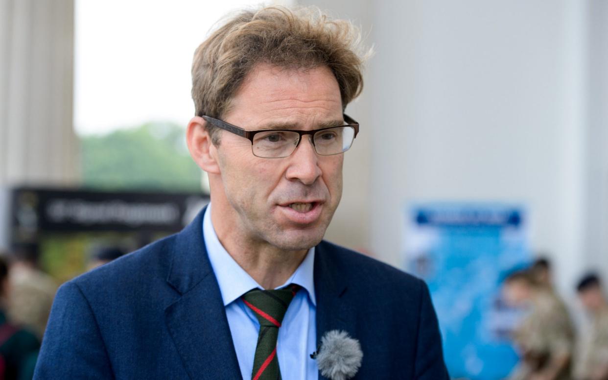 Tobias Ellwood said he spoke at the event and then left - ANTHONY UPTON