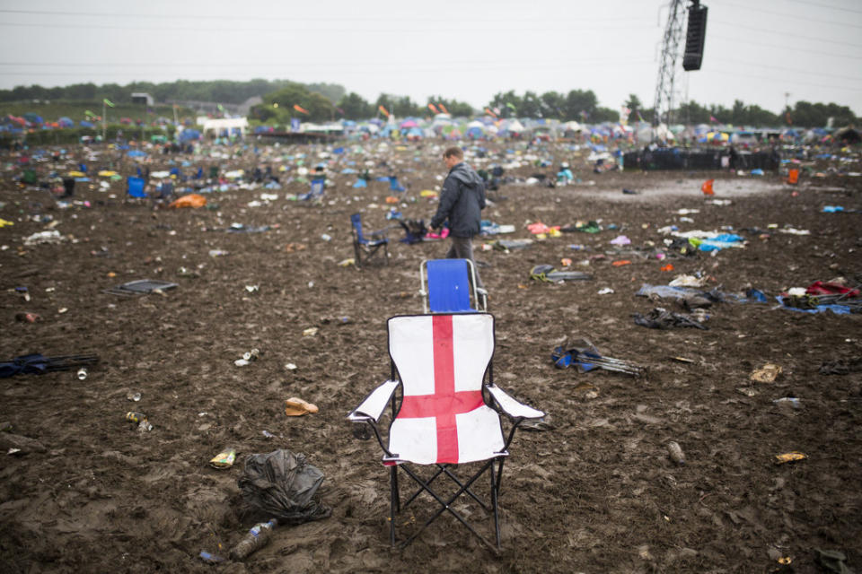 This chair has lost its owner.