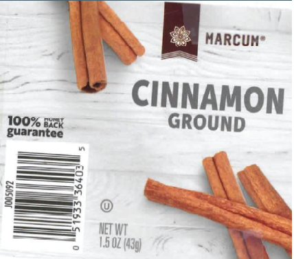 The FDA said several ground cinnamon products sold at discount retailers have high lead levels.