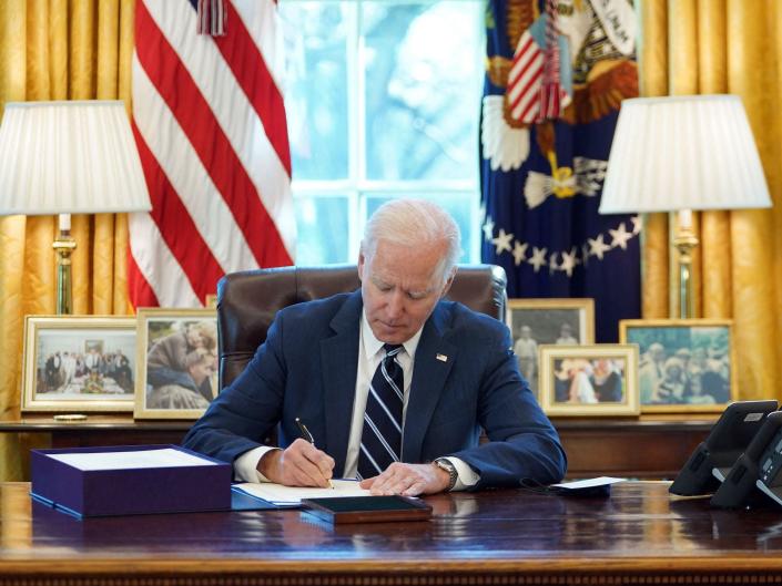 Biden signs American Rescue Plan