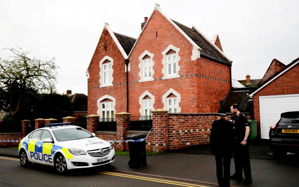 Police were called to an address in Stourbridge on Thursday morning to reports of a triple stabbing - Credit: SWNS