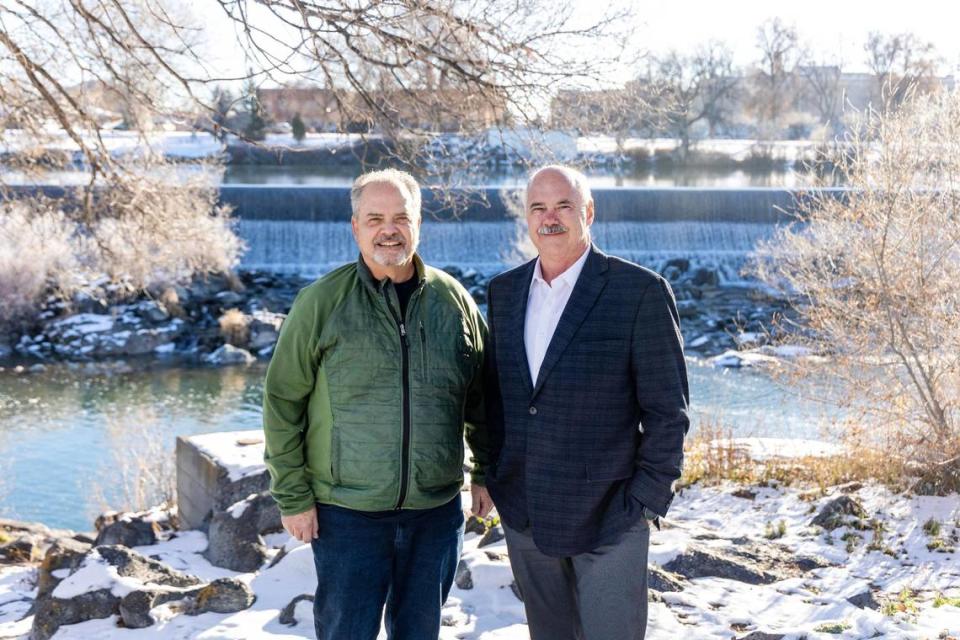 Sen. Dave Lent, R-Idaho Falls, left, and Rep. Rod Furniss, R-Rigby, are discussing ways to address Idaho’s aging school facilities and considering a change to the two-thirds supermajority requirement to pass bonds.