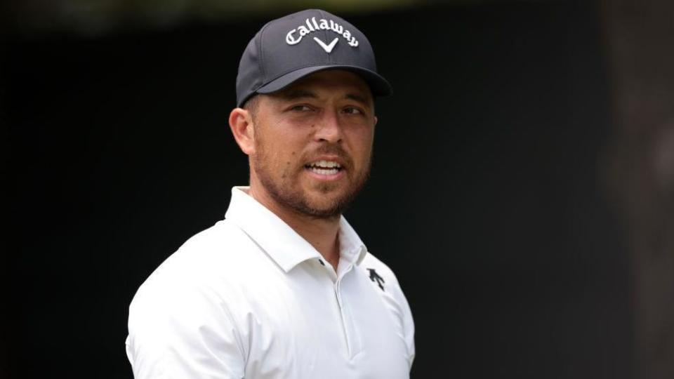 Xander Schauffele pictured at the Travelers Championship 