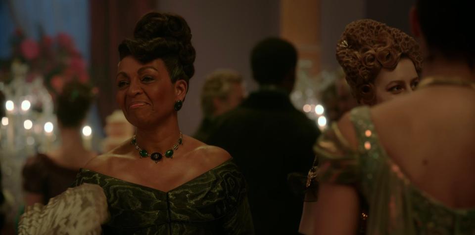 Adjoa Andoh as Lady Danbury during the season three finale of "Bridgerton."