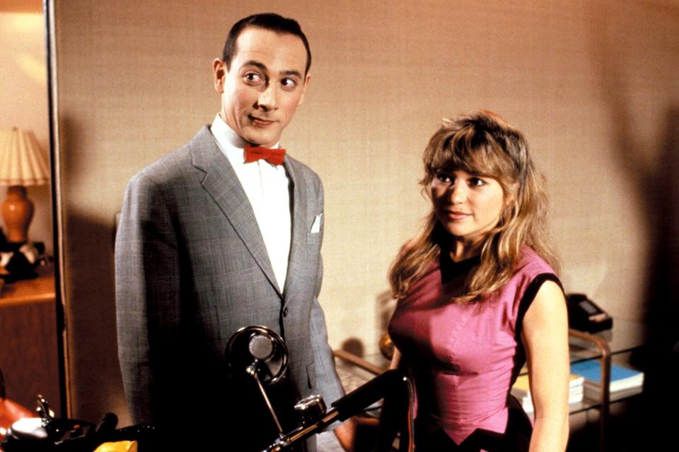 Paul Reubens and E.G. Daily in 'Pee-wee's Big Adventure'